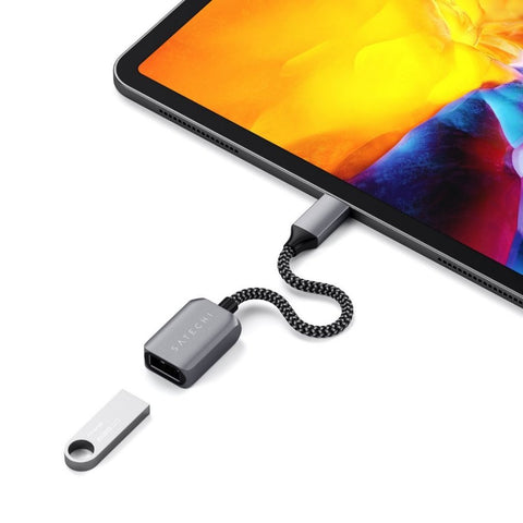 Satechi USB-C till USB-A 3.0 adapterkabel Tillbehör 