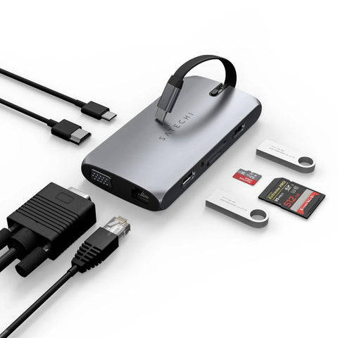 Satechi USB-C On-the-Go Multiport Adapter Tillbehör 