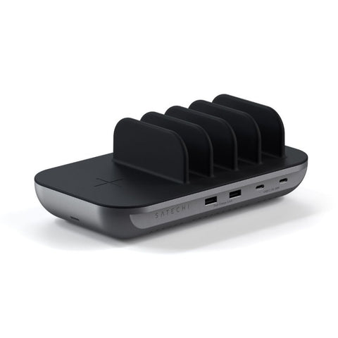 Satechi Dock5 USB-laddningsstation med trådlös laddning Tillbehör 